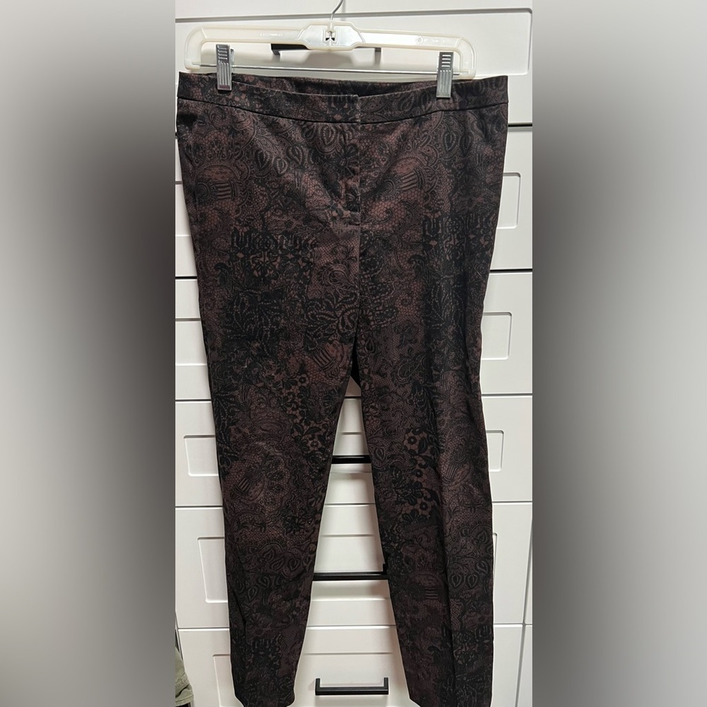 Etcetera Floral Patterned Pants sz 8